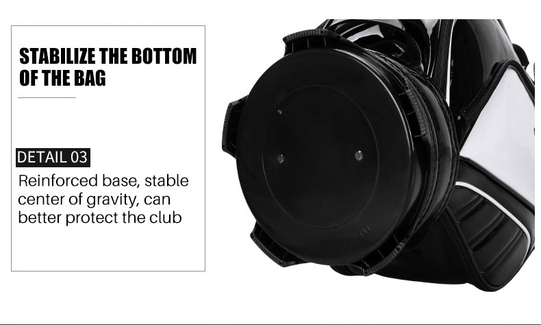 PU Leather Golf Staff Bag