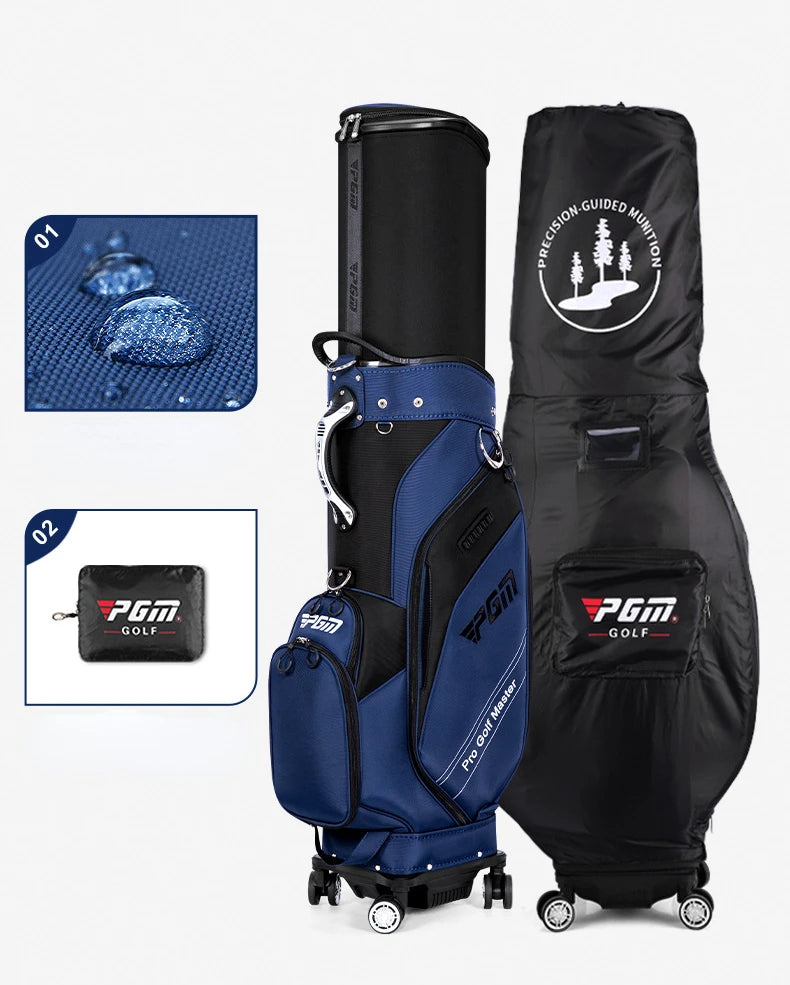 Golf Telescopic Bag Nylon Waterproof Multifunction Golf Aviation Bag