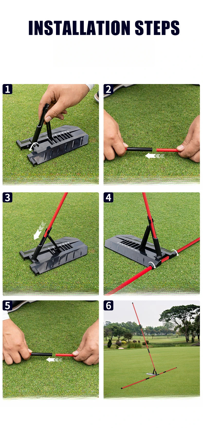 Golf Swing Trainer Angle Adjustment Posture Correction