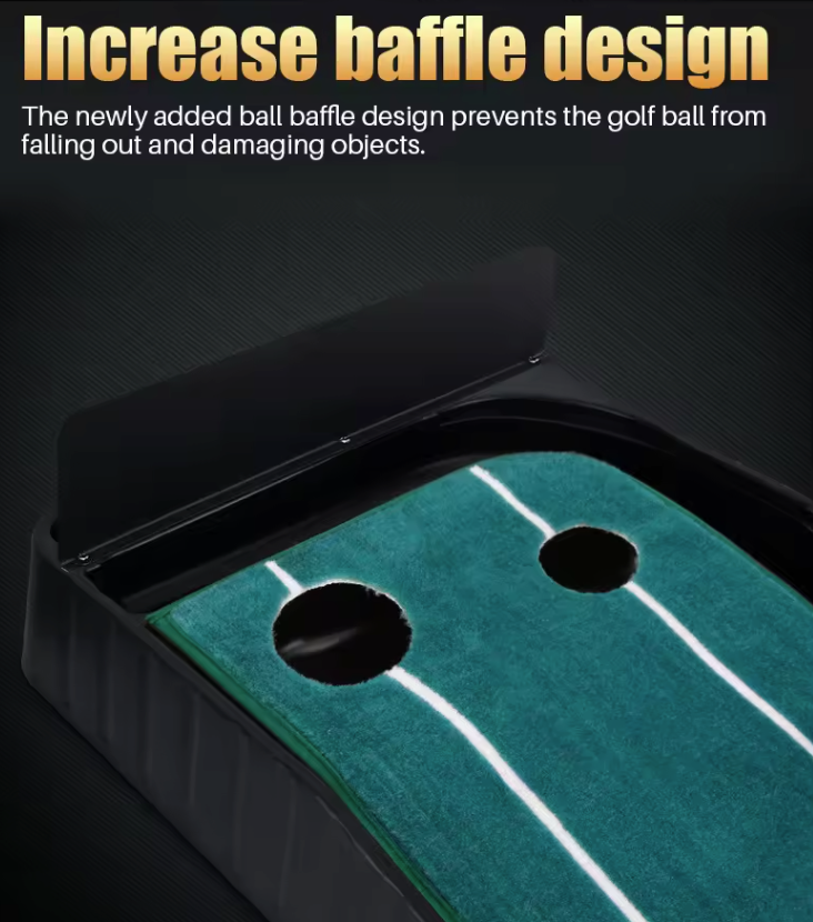 Aiming Line Carpet Golf Putting Mat