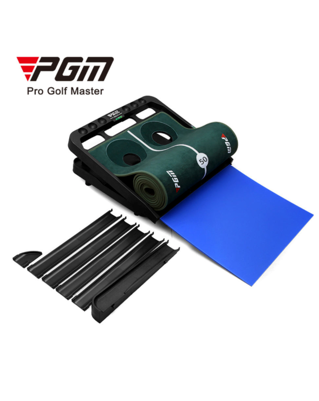Adjustable Slope Velvet Putting Mat