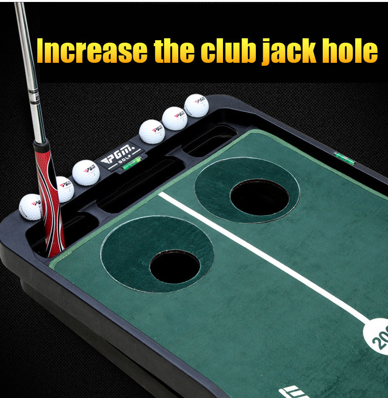 Adjustable Slope Velvet Putting Mat