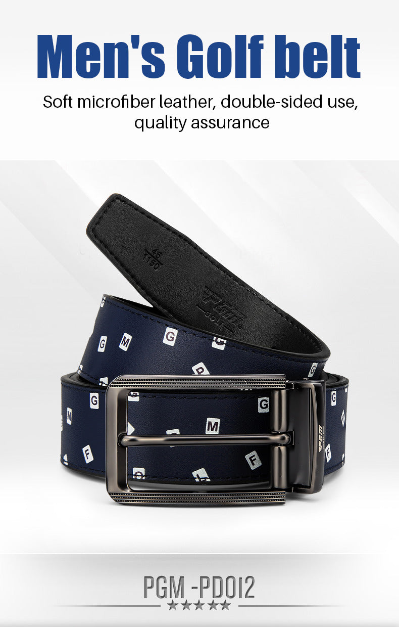 Men's Genuine Leather Golf Belt