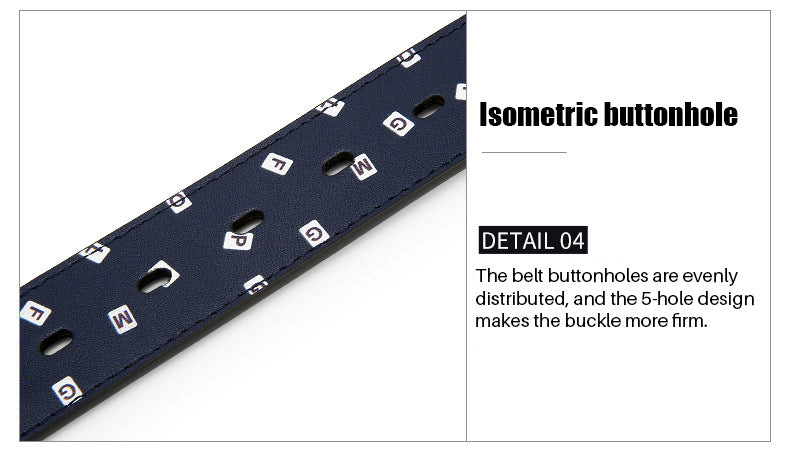 Men's Genuine Leather Golf Belt