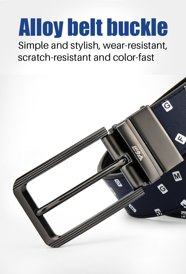 Men's Genuine Leather Golf Belt