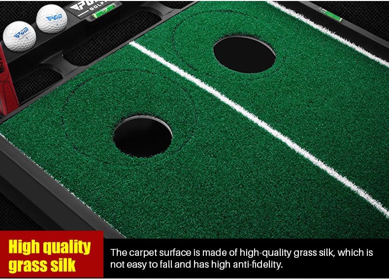 Adjustable Slope Velvet Putting Mat
