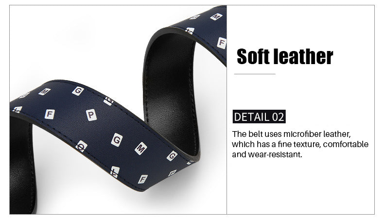 Men's Genuine Leather Golf Belt