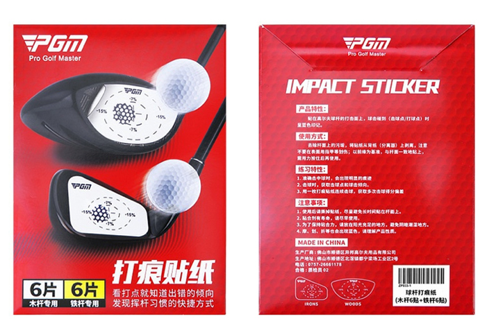 Golf Impact Stickers