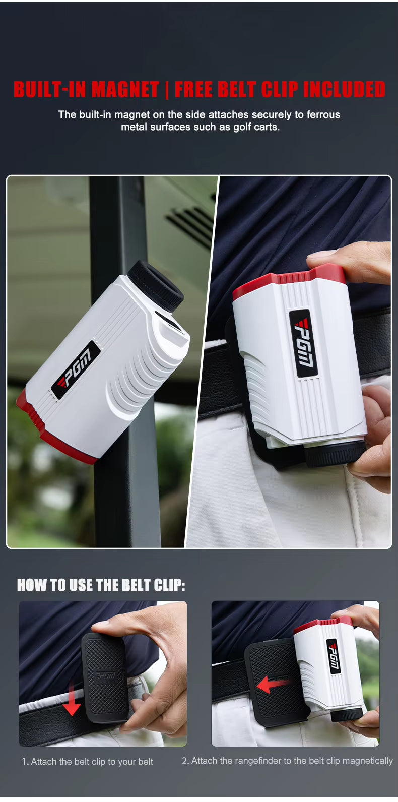 Long Distance 1200 Yards Mini Golf Laser Rangefinder