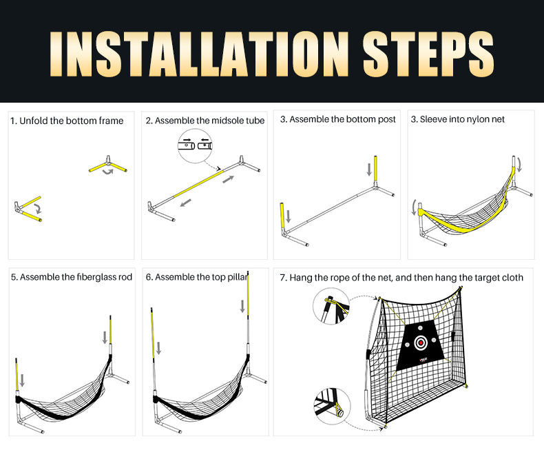 PGM Golf Hitting Net