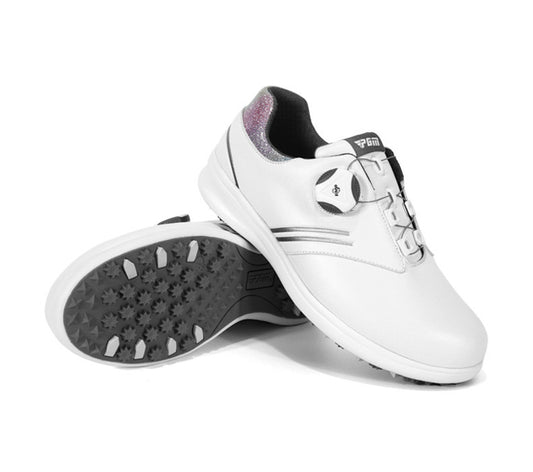 Women's Knob Laces Spiked Golf Shoes
