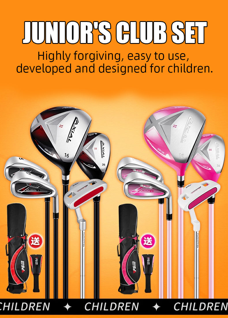 PGM AXIAL II Junior  Inch 5-Piece With Stand Bag Package Set