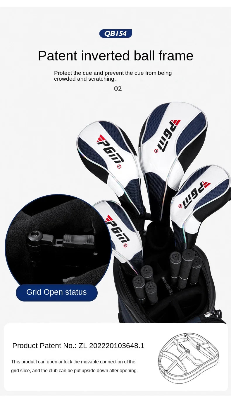 Golf Telescopic Bag Nylon Waterproof Multifunction Golf Aviation Bag