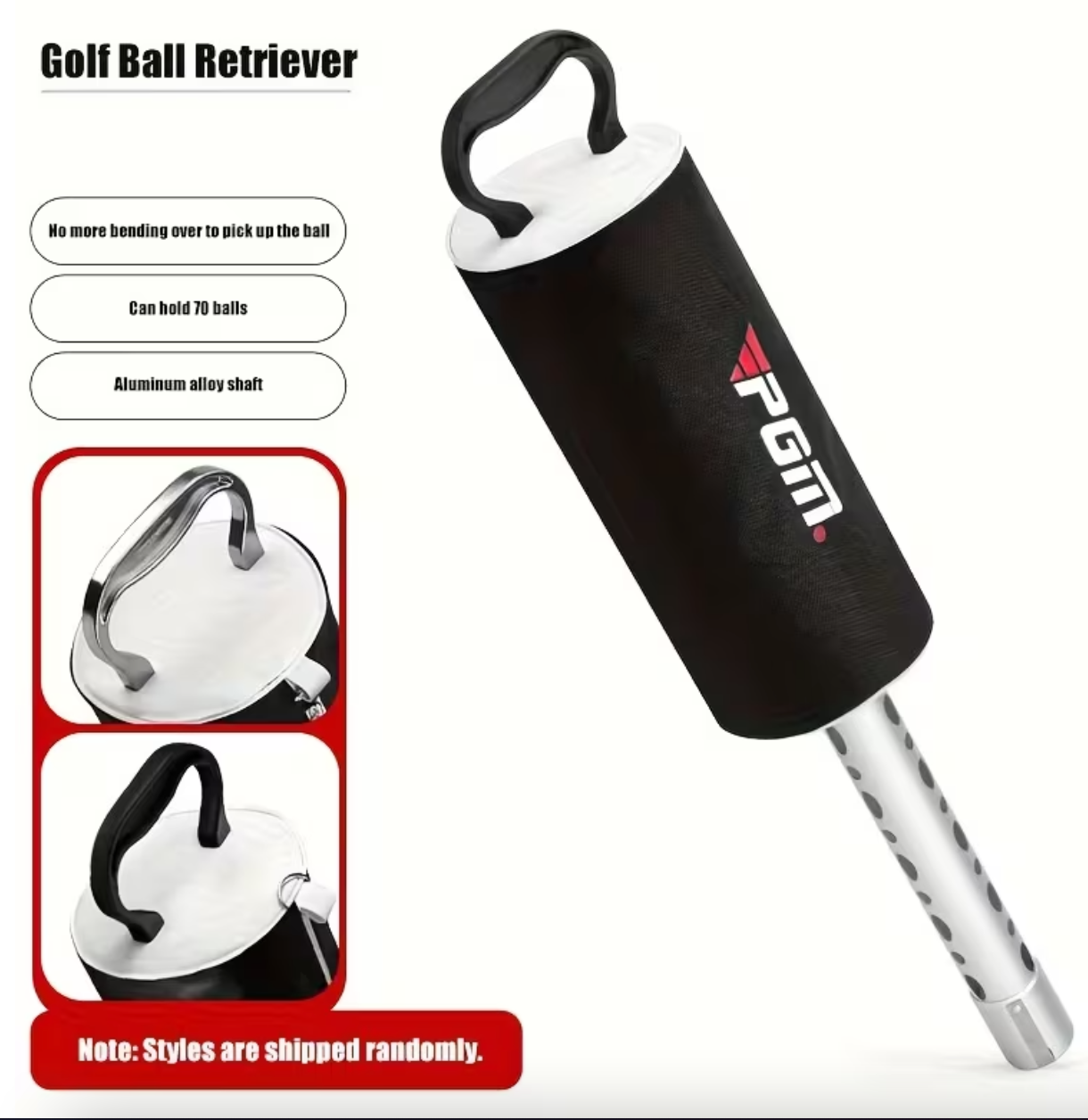 Golf Ball Retriever (Aluminum Alloy Shaft)