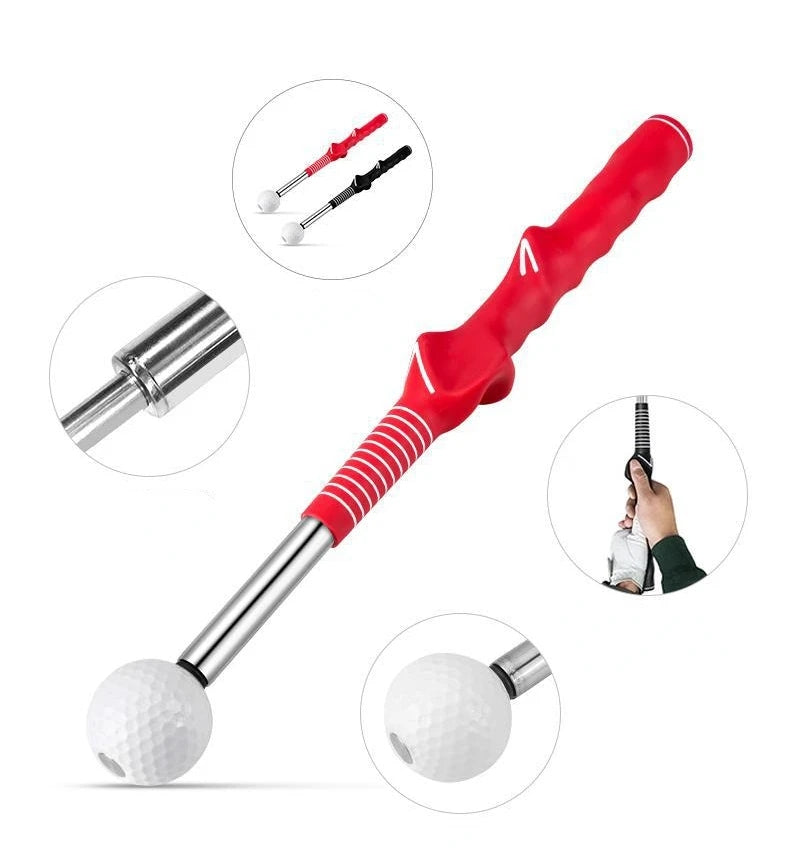 Retractable Swing Practice Stick With Sound Assistant