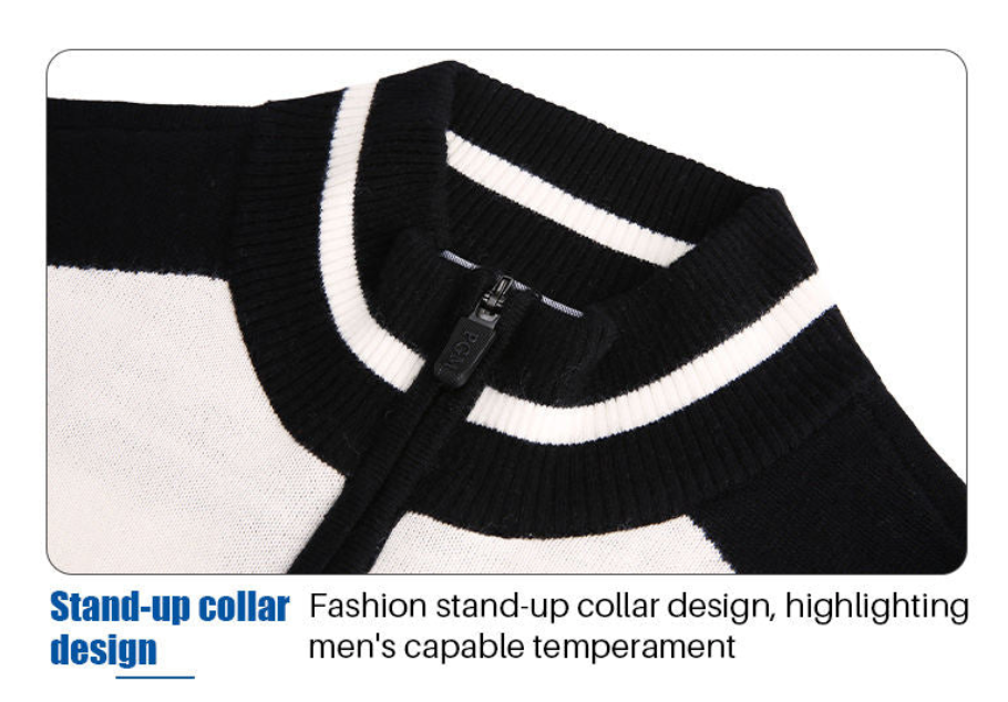 Men's Design Golf Full Zip Sweater