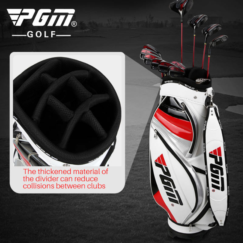 PU Leather Golf Tour Staff Bag