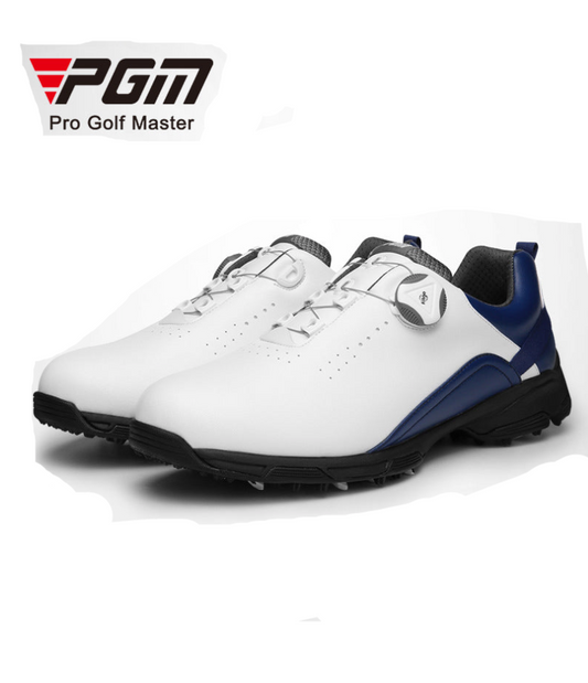 Men's Leather Waterproof Golf Shoes